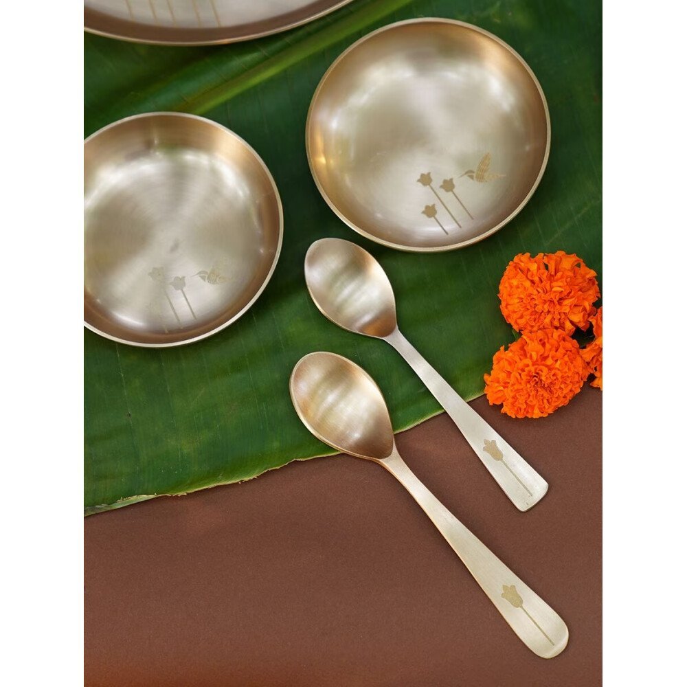 Buy Antique Gold Brass Katori