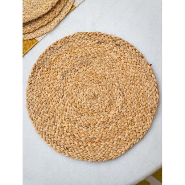 Buy Beige Brown Rectangle MDF Printed Mats