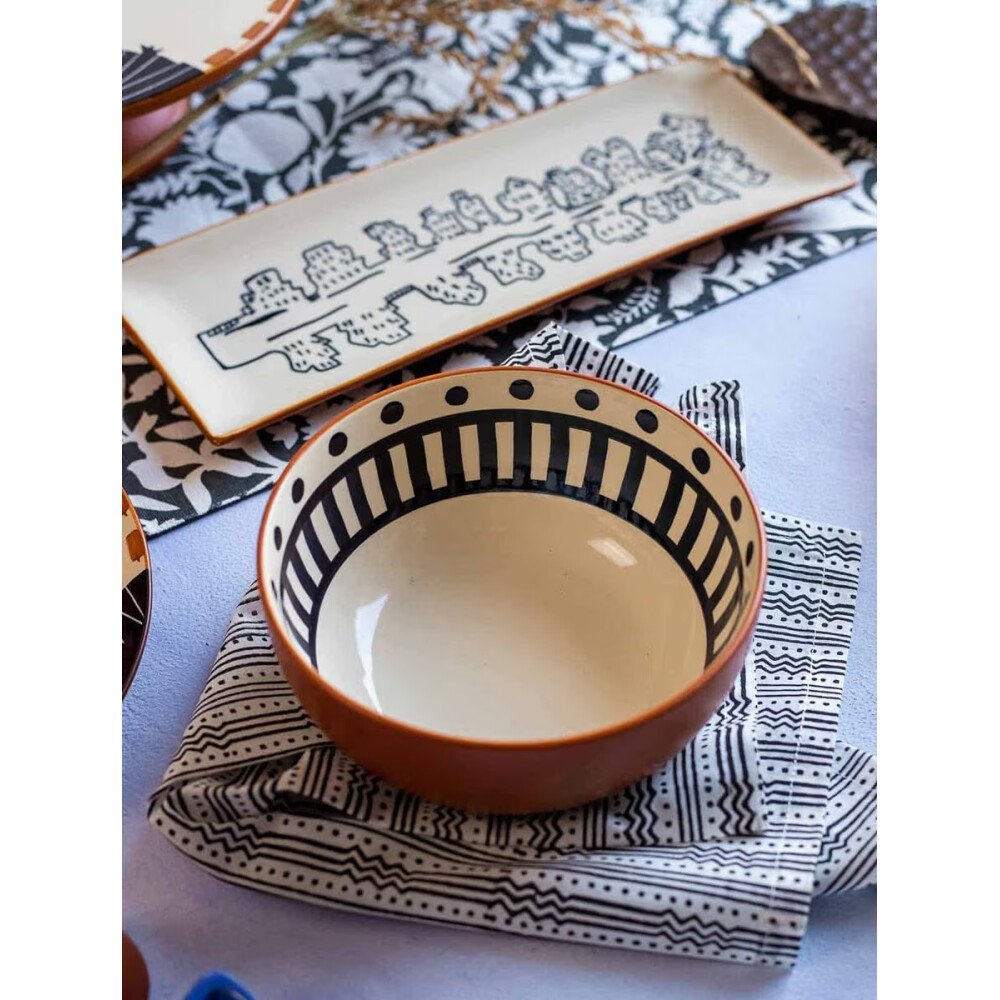 Buy Black Hand Crafted Ceramic Bowls