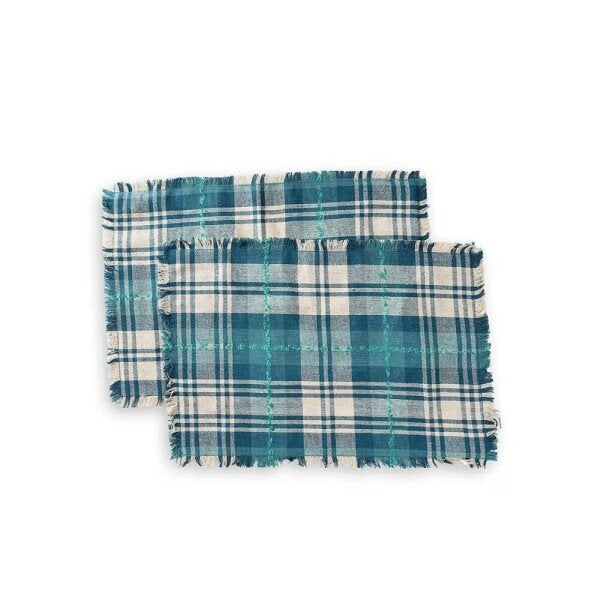 Buy Blue Viscose Printed Rectangle Table Runner