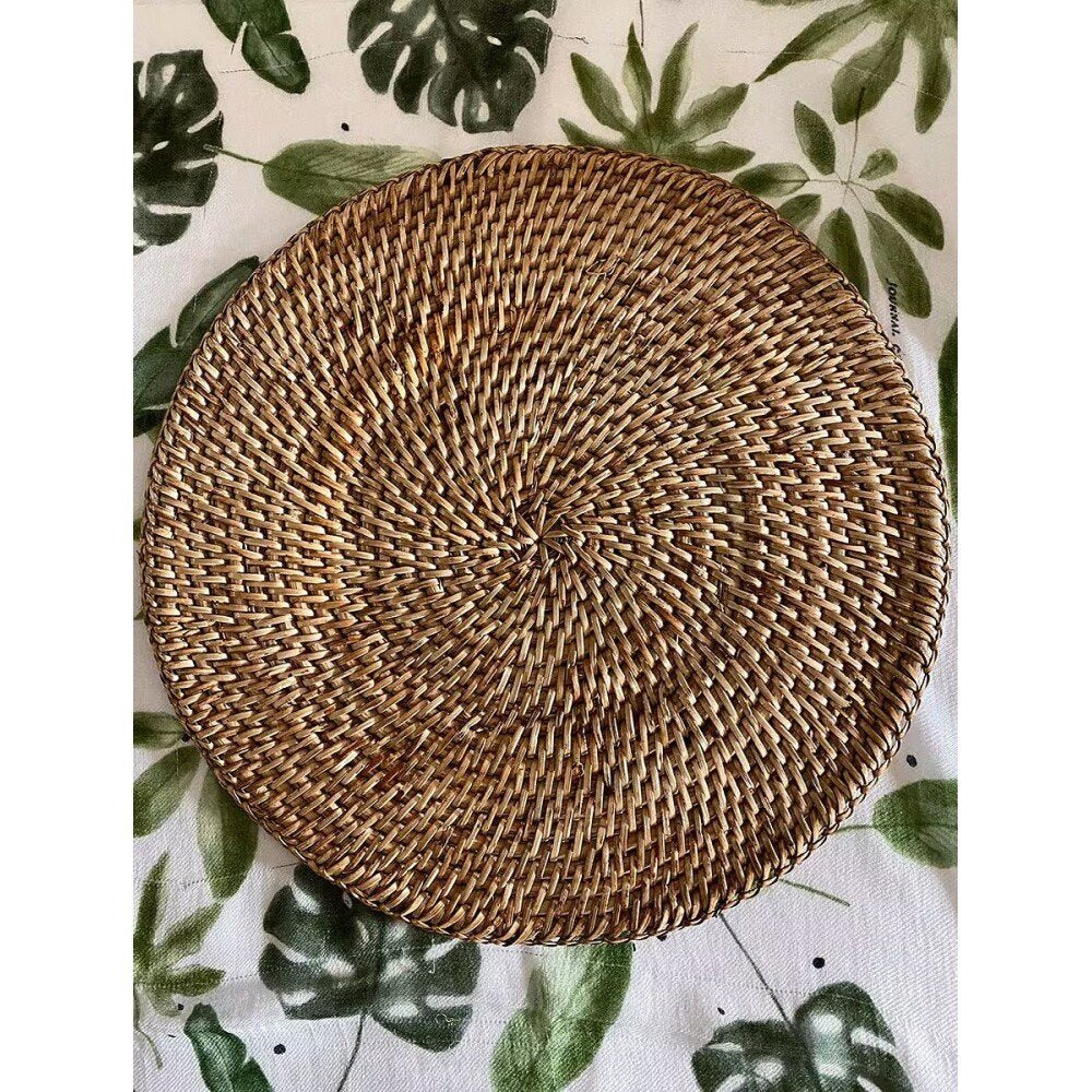 Buy Brown Bamboo Self Design Mats