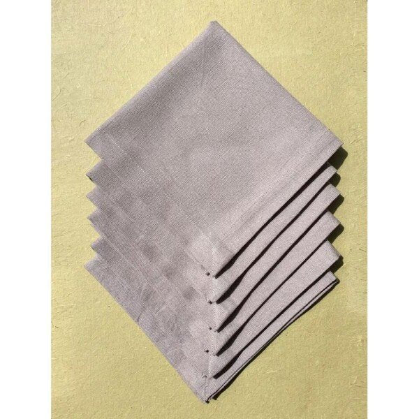 Buy Brown Cotton Table Napkins