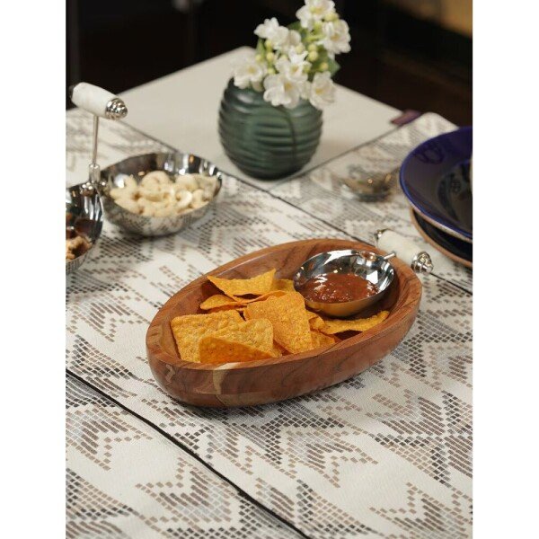 Buy Brown Faux Leather Decor