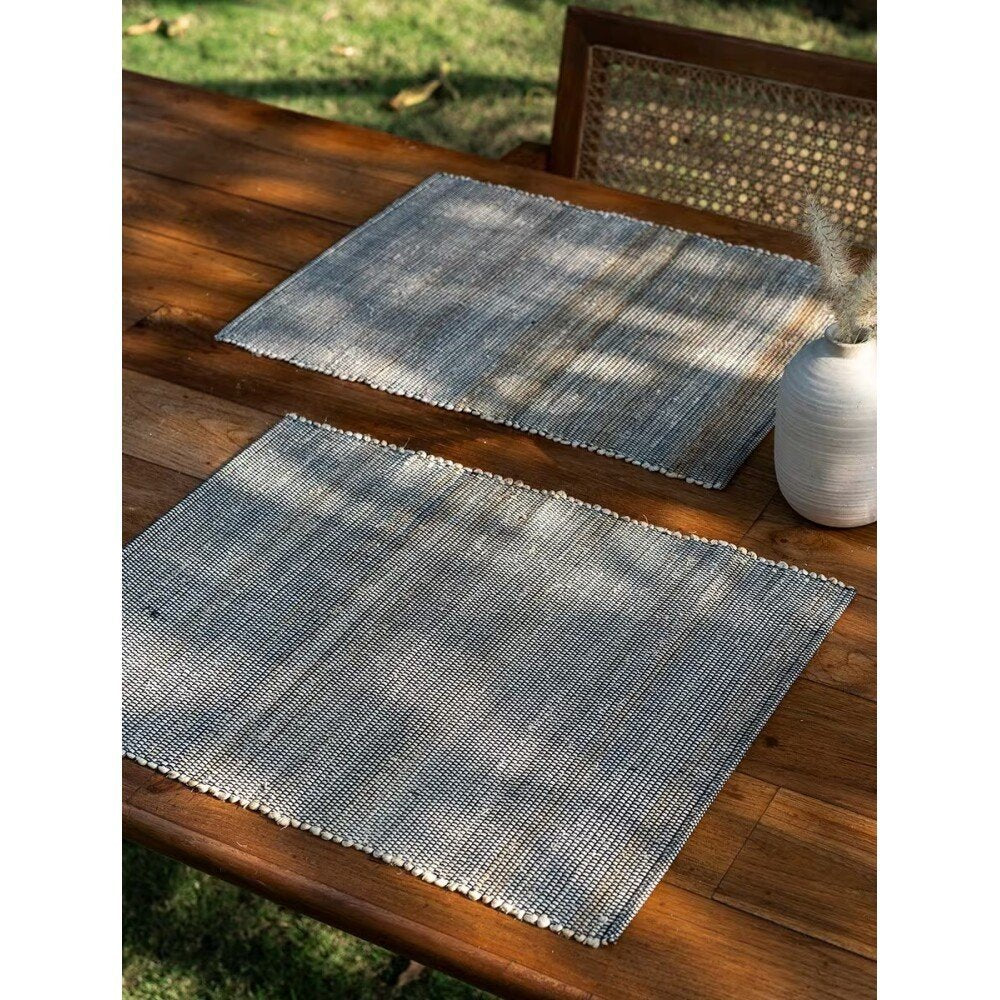 Buy Charcoal Black Banana Fibre Table Runner