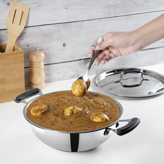 Buy Elumas kadhai with lid – 24 cm (2L)