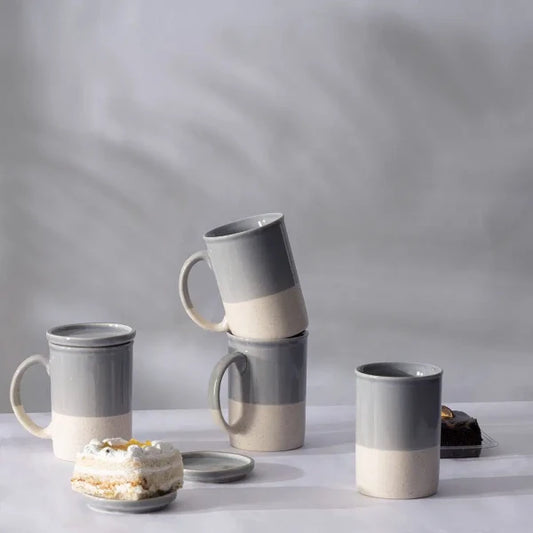 Buy Fleck Set of 4 Mugs-Teal