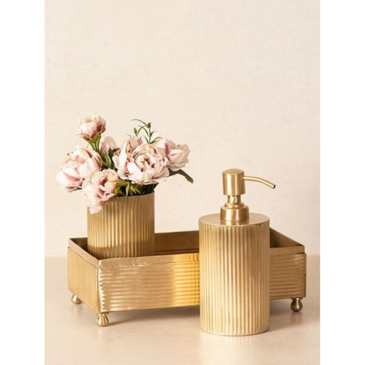Buy Gold Brass Bathroom Set