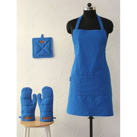 Buy Navy Blue Cotton Kitchen Linen