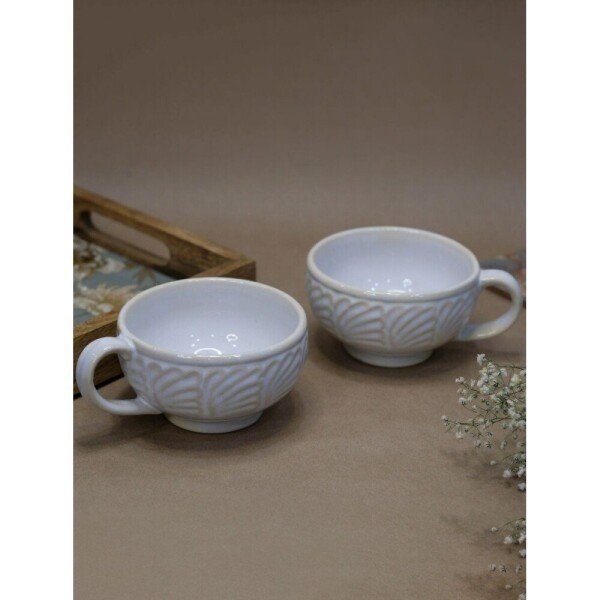 Buy White Ceramic Table Top Bowls