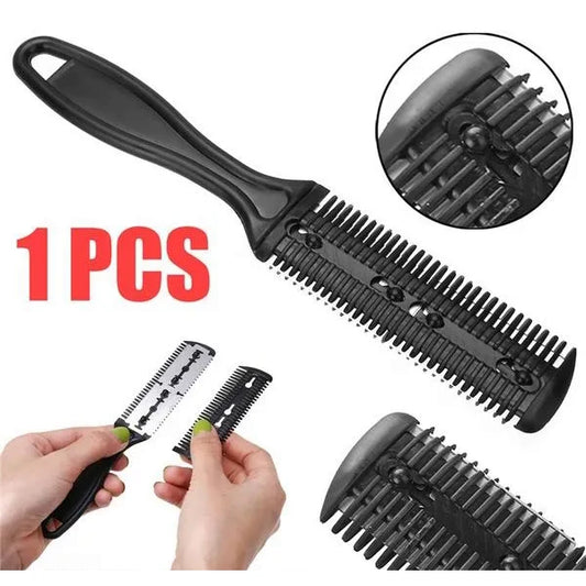 1PCS Double Sided Hair Thinning Razor Comb Professional Salon Hairdressing Trimmer (CLS-149982780)