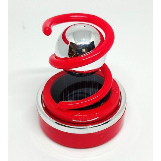 360 Degree Twister chrome Solar Rotating Perfume Double Ring diffuser for Car Home Office (CLS-2386239)