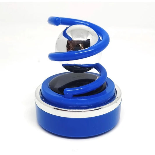 360 Degree Twister chrome Solar Rotating Perfume Double Ring diffuser for Car Home Office (CLS-2386238)