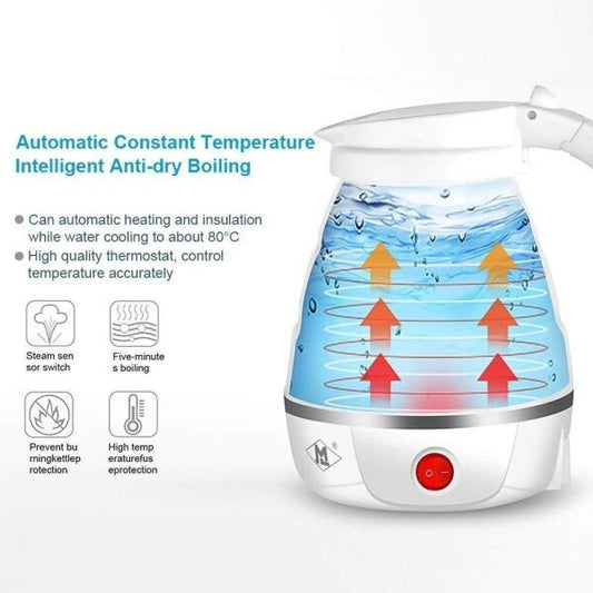 Electric Kettle – Silicone Foldable Electric Water Kettle ( 600 ml )