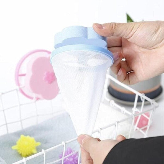 Washing Machine Floating Lint Mesh Bag (Pack of 3)f