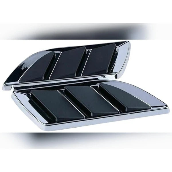 Air Flow Duct Racing Side Scoop Vent Air Flow Sticker Universal for All Cars (Pack of 2) (CLS-2391744)
