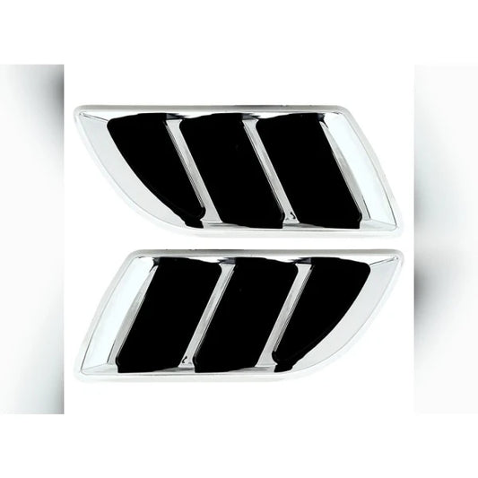 Air Flow Duct Racing Side Scoop Vent Air Flow Sticker Universal for All Cars (Pack of 2) (CLS-2391744)