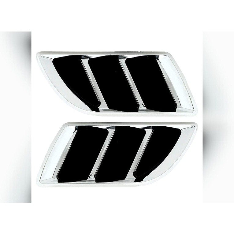 Air Flow Duct Racing Side Scoop Vent Air Flow Sticker Universal for All Cars (Pack of 2) (CLS-2391744)