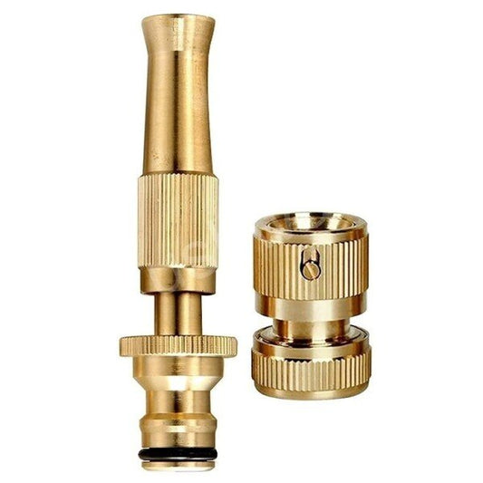 Brass Nozzle Water Spray Gun 1/2” Twist Water Jet High Pressure Nozzle Water Spray Gun (CLS-2389392)