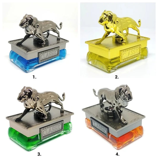 Car Dashboard Organic Perfumes with Trending Design Refillable Car Liquid Perfume (Lion Shaped) (Pack of 1) (CLS-2388709)