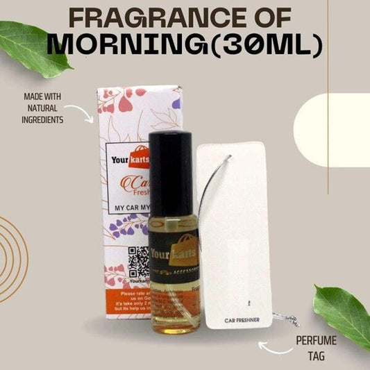 Car Perfume Spray Air Freshener with High Absorbent Hanging diffuser Tag (30ml) (CLS2391726)