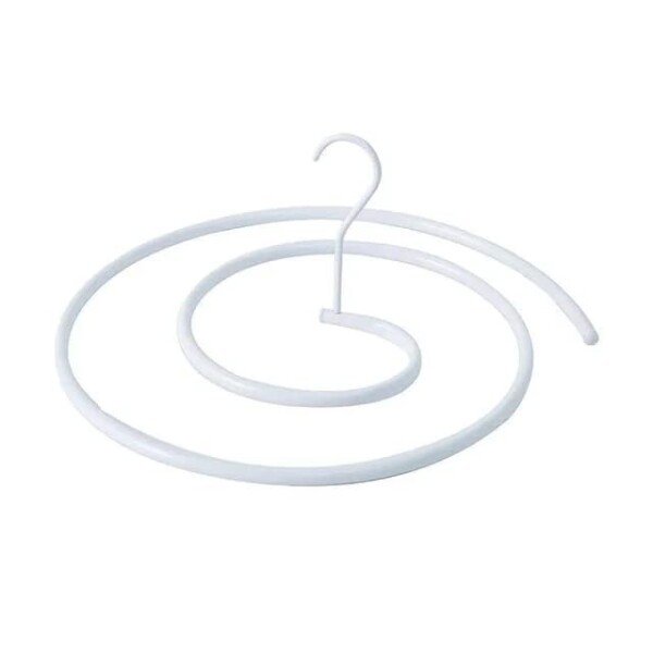 Scale Round Bed Sheet Drying Rack Laundry Hanger for Bed Sheet, Blanket, Mattress, and Towel, White, Iron (CLS-201238604)