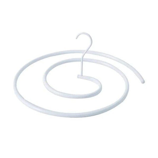Scale Round Bed Sheet Drying Rack Laundry Hanger for Bed Sheet, Blanket, Mattress, and Towel, White, Iron (CLS-201238604)