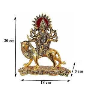 Goddess Durga Maa Metal Idol (CS1411832)