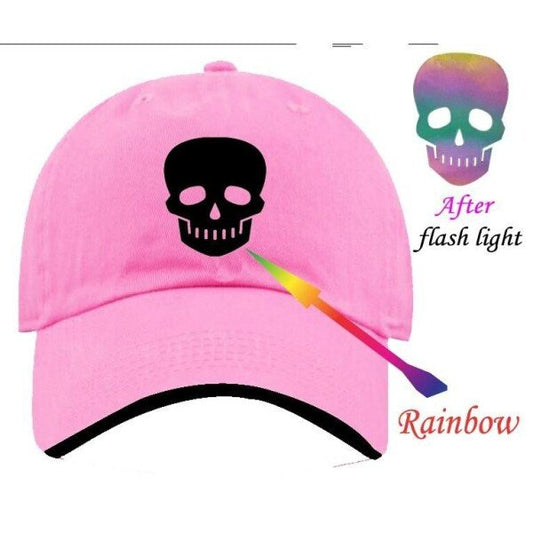 Trendy Night Reflector Skull Cap – Pink (KK-2263440)