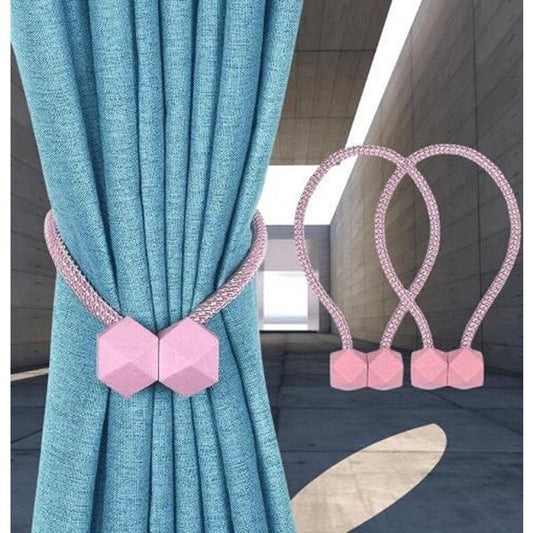 Magnet Curtain Tiebacks Drapery Holdback Binding Tie (Pack of 2) (CLS-2391093)