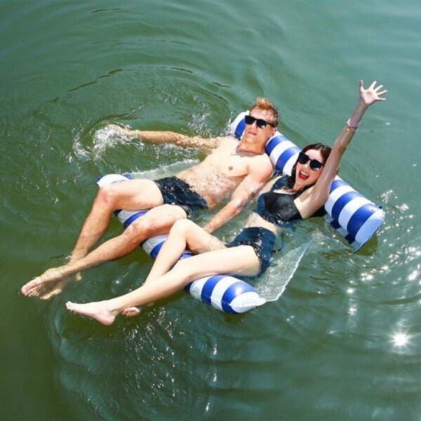 Multifunction Inflatable Water Hammock Floating Bed 1-2 Person Beach Float (CLS-2388698)