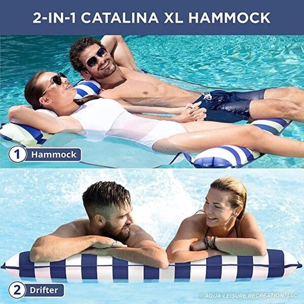 Multifunction Inflatable Water Hammock Floating Bed 1-2 Person Beach Float (CLS-2388698)