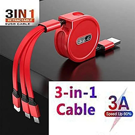 120w 6a Super Fast Charging Cable Usb To Iphone & Type C To Type C 180’ Rotatable Cord Cable (CLS-300449590)