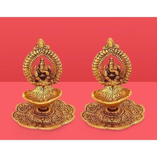 PolyResin Radha Krishna Statue Smoke Fountain (CS2357781)