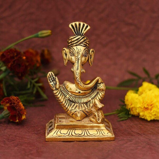 Oxide Metal Lord Ganesha Idol Statue (CS-2361799)