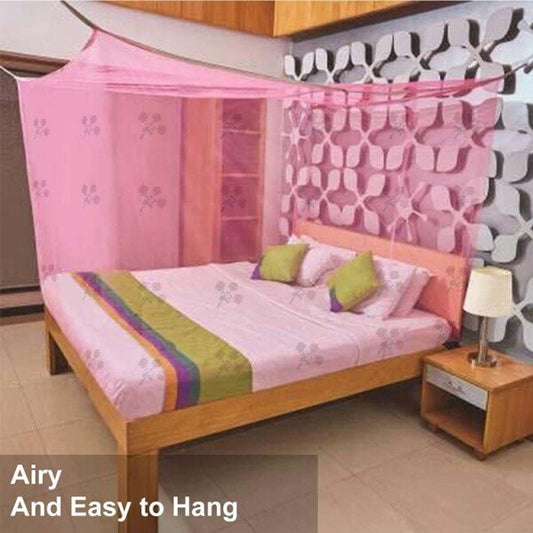 Pink Mosquito Net for Double Bed (CLS-2390176)