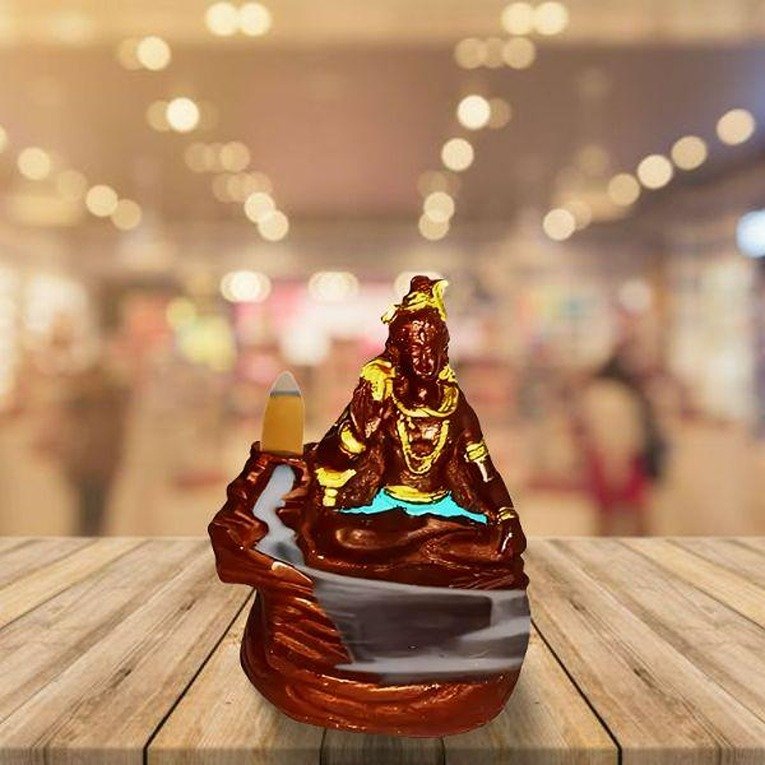 MahaDev Statue Smoke Fountain (CS2357780)