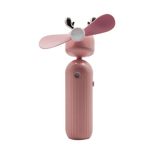 Portable Mini Humidifier Rechargeable Mist Spray Fan (Pack of 1) (Pink) (CLS-2389677)