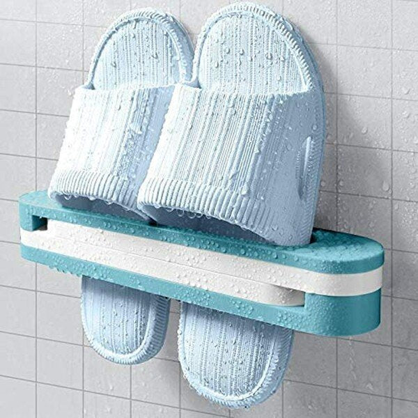 Towel Rail Rack Holder Wall Mounted Bathroom Self-Adhesive Hanging Hanger Shelf Bathroom Home Organizer Supplies (Multicolor) (CLS-241873397)