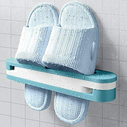 Towel Rail Rack Holder Wall Mounted Bathroom Self-Adhesive Hanging Hanger Shelf Bathroom Home Organizer Supplies (Multicolor) (CLS-241873397)