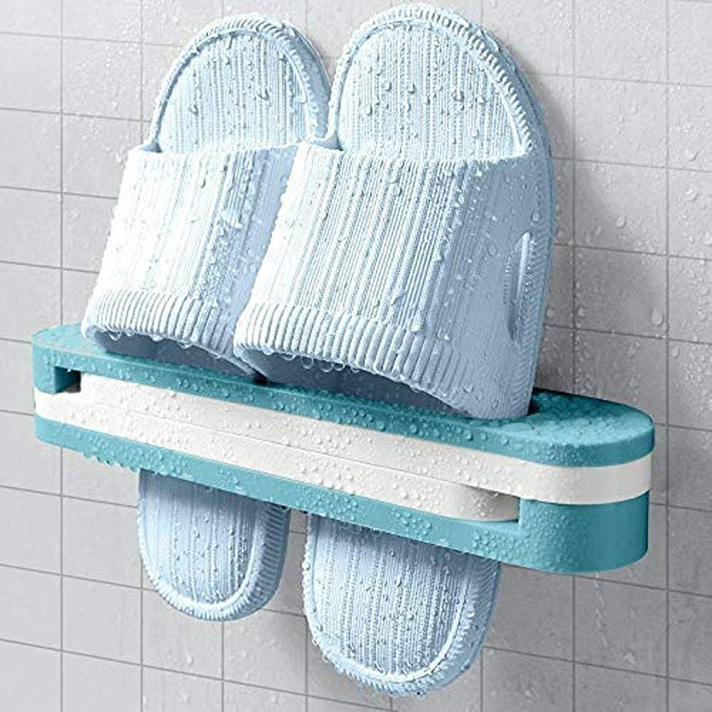 Towel Rail Rack Holder Wall Mounted Bathroom Self-Adhesive Hanging Hanger Shelf Bathroom Home Organizer Supplies (Multicolor) (CLS-241873397)