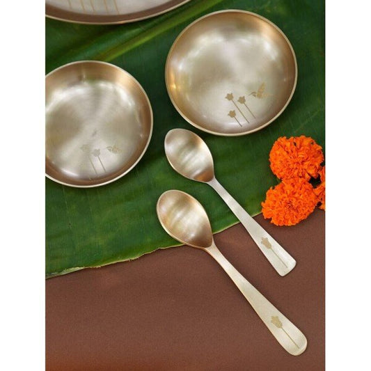 Buy Antique Gold Brass Katori