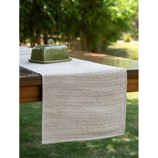 Buy Beige Brown Banana Fibre Rectangle Table Runner