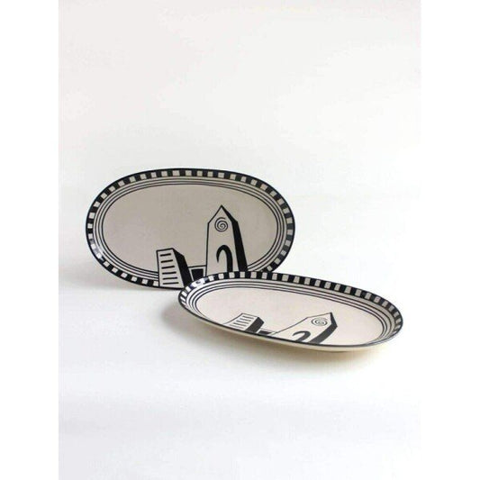 Buy Black Ceramic Tray
