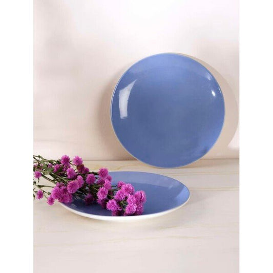 Buy Blue Cotton Rectangle Printed Table Cloth