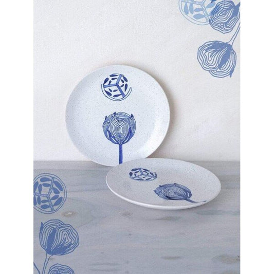 Buy Blue Ceramic Hand Crafted Serveware Plates