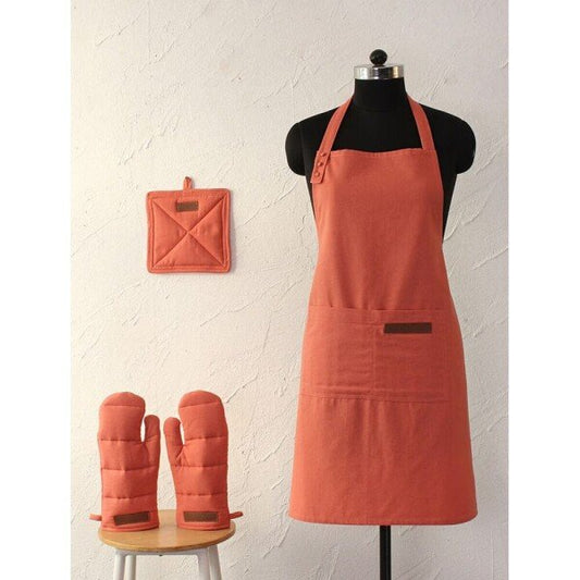 Buy Brown Cotton Kitchen Linen