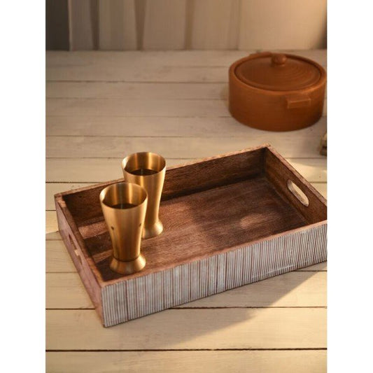 Buy Brown Mango Wood Carved PJ.Toe Ring