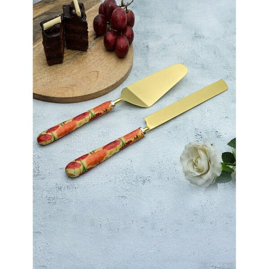Buy Red Mango Wood Printed Tray