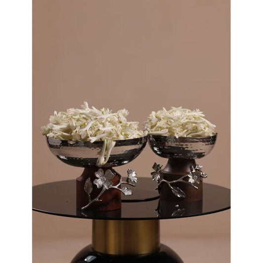 Buy Silver Hand Crafted Stainless Steel Bowls