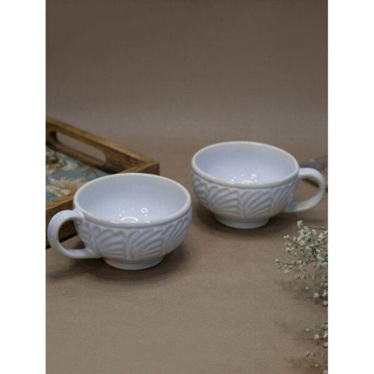 Buy White Ceramic Table Top Bowls